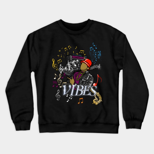 MUSIC VIBES SET COLLECTION Crewneck Sweatshirt by The C.O.B. Store